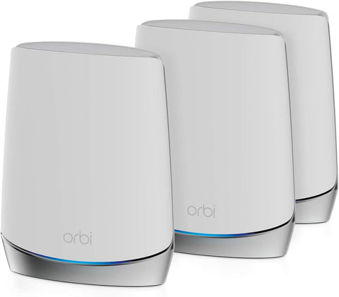 Orbi RBK753 Whole Home Tri-Band WiFi 6 Mesh System (Pack of 3)