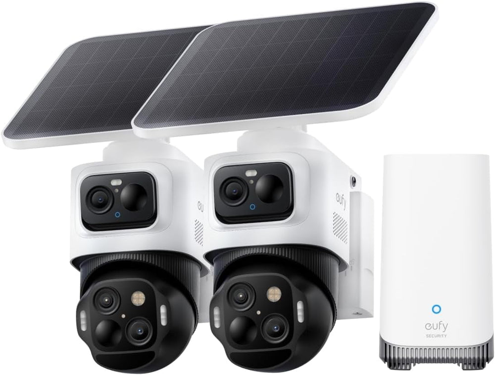 EufyCam S4 2-Cam Wireless Solar Outdoor Security Camera