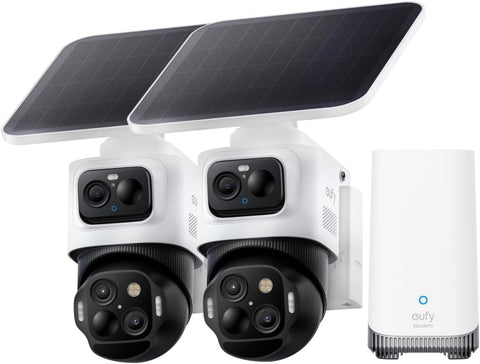 EufyCam S4 2-Cam Wireless Solar Outdoor Security Camera