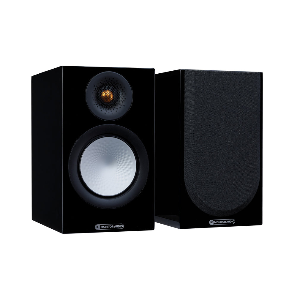 Silver 50 7G Bookshelf Speakers (Pair) - Gloss Black B