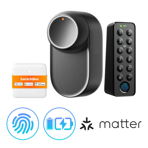 SwitchBot Lock Ultra Touch Combo - Zwart