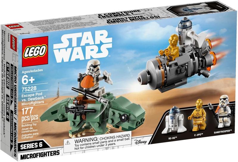 Escape Pod vs. Dewback Microfighters #75228