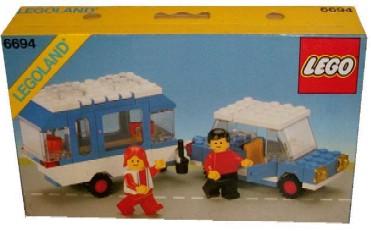 Car with Camper #6694