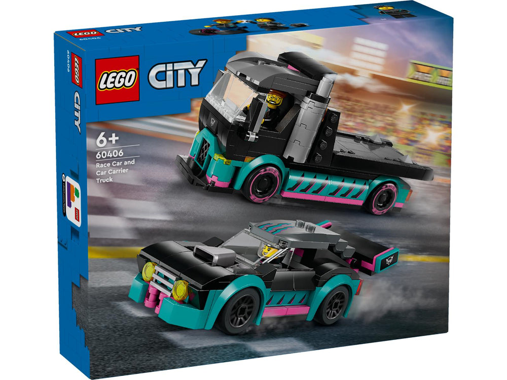 Race Car and Car Carrier Truck #60406