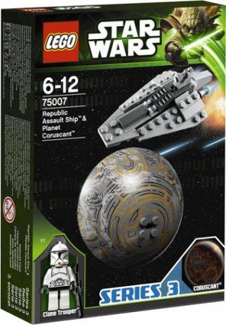 Republic Assault Ship & Planet Coruscant #75007
