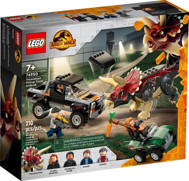 Triceratops Pick-up Truck Ambush #76950