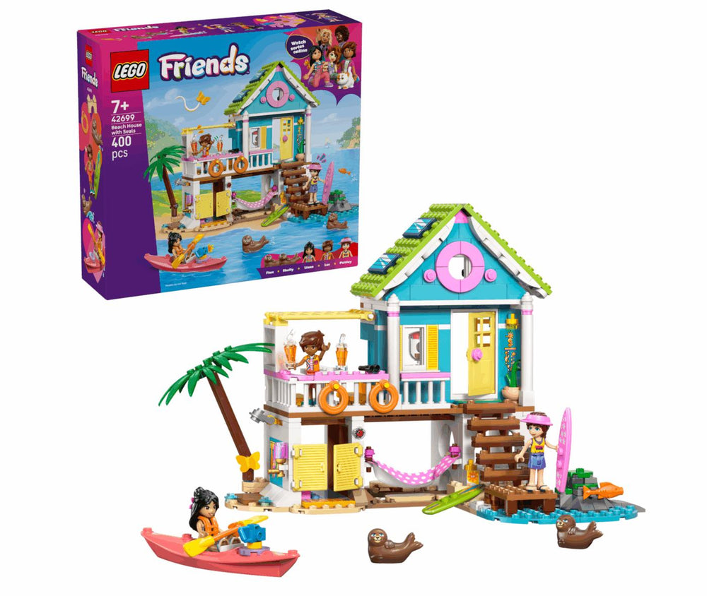 Beach House With Seals #42699