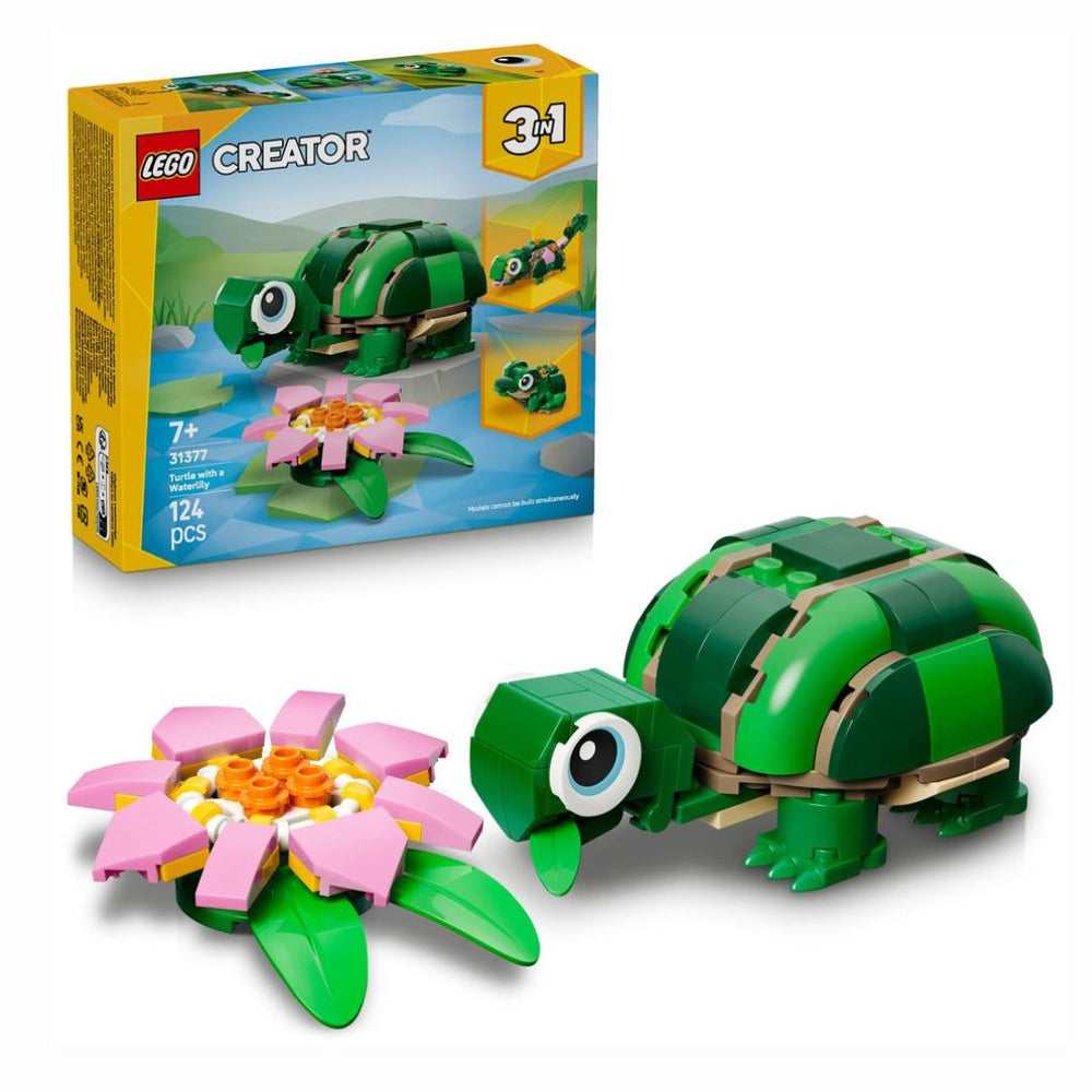 Turtle With A Waterlily #31377