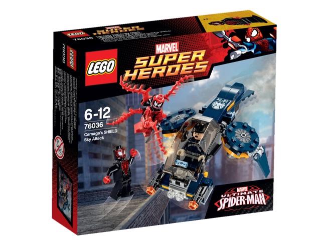 Carnage's SHIELD Sky Attack #76036