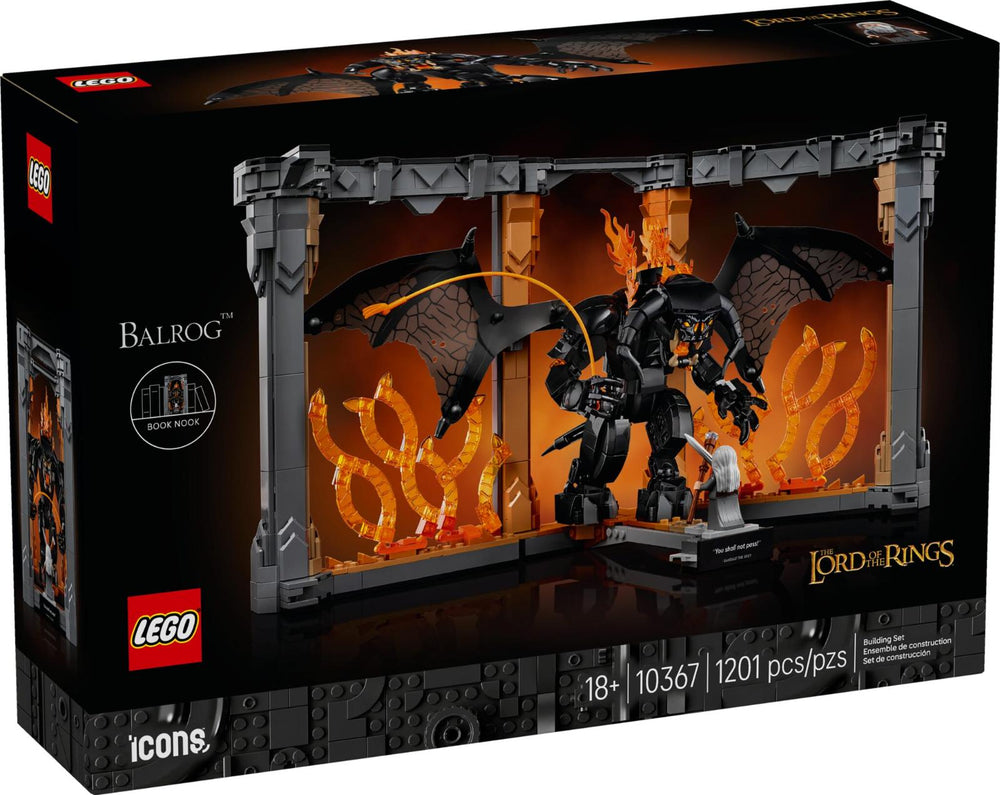 Lord Of The Rings Balrog Book Nook #10367