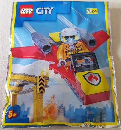 Firefighter Woman with Jet #952209
