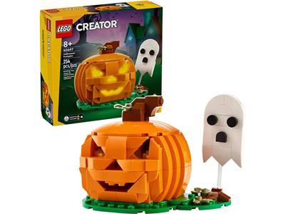 Light Up Carved Pumpkin #40697