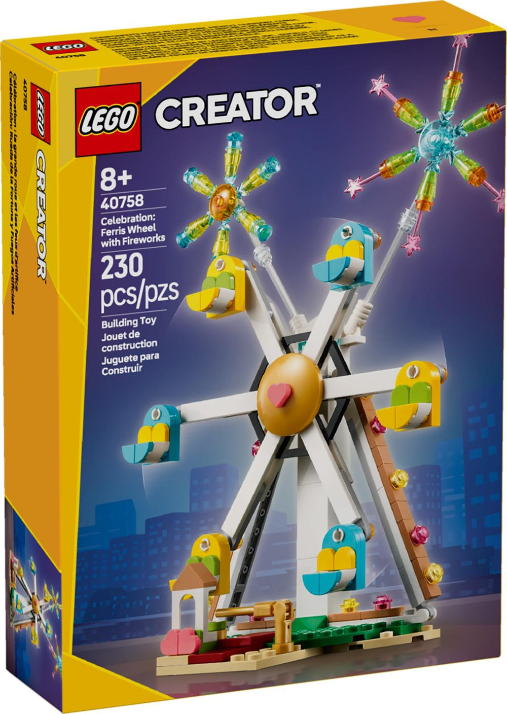 Celebration: Ferris Wheel With Fireworks #40758