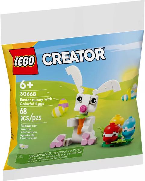 Easter Bunny with Colorful Eggs #30668