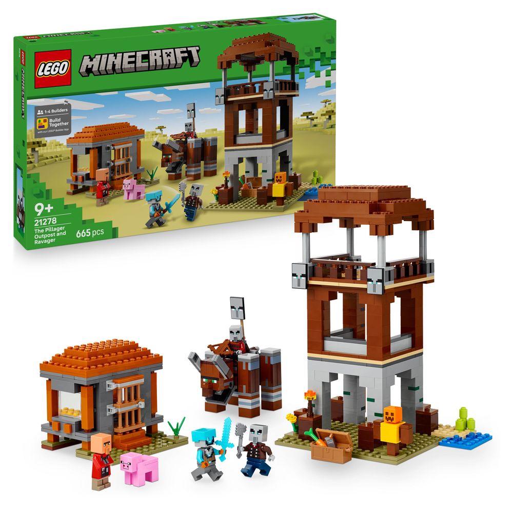 The Pillager Outpost And Ravager #21278