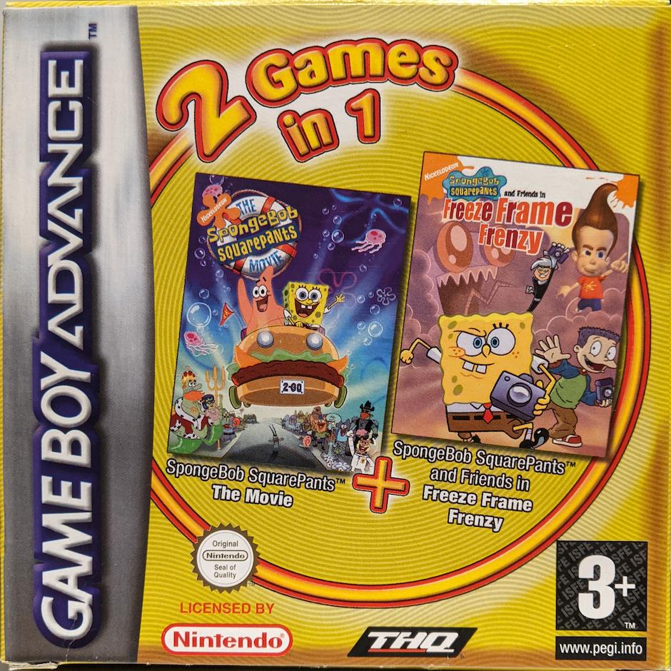 2 Games In 1: Spongebob Movie & Freeze Frame
