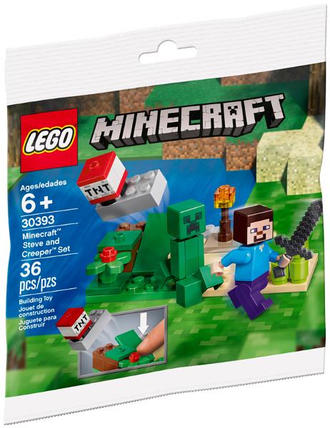 Steve and Creeper Set #30393