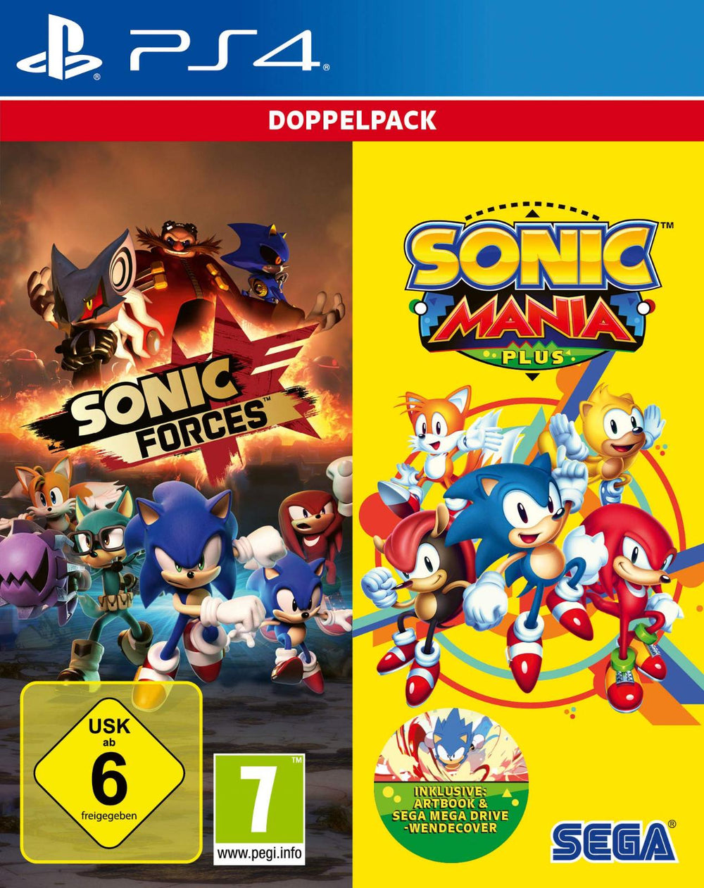 Sonic Mania Plus And Sonic Forces Double Pack