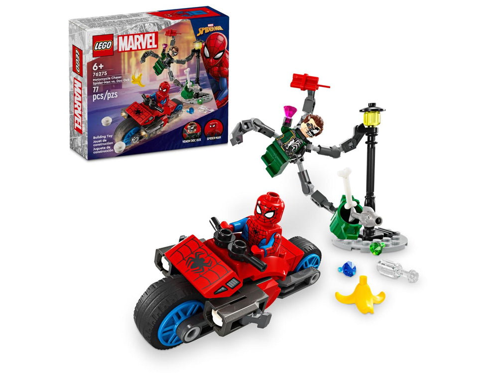 Motorcycle Chase: Spider-Man vs. Doc Ock #76275