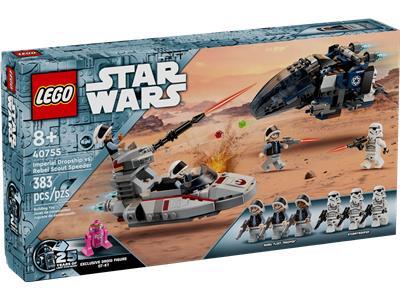 Imperial Dropship Vs. Rebel Scout Speeder #40755