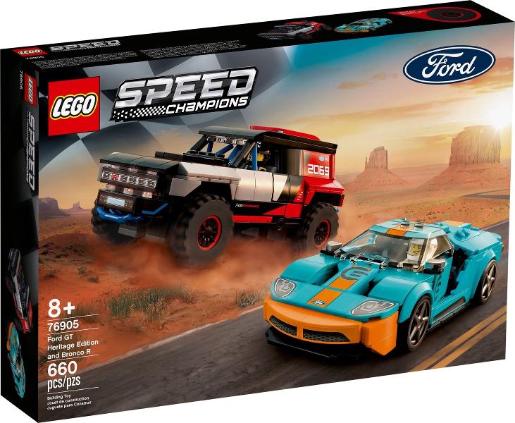 Ford GT Heritage Edition and Bronco R #76905