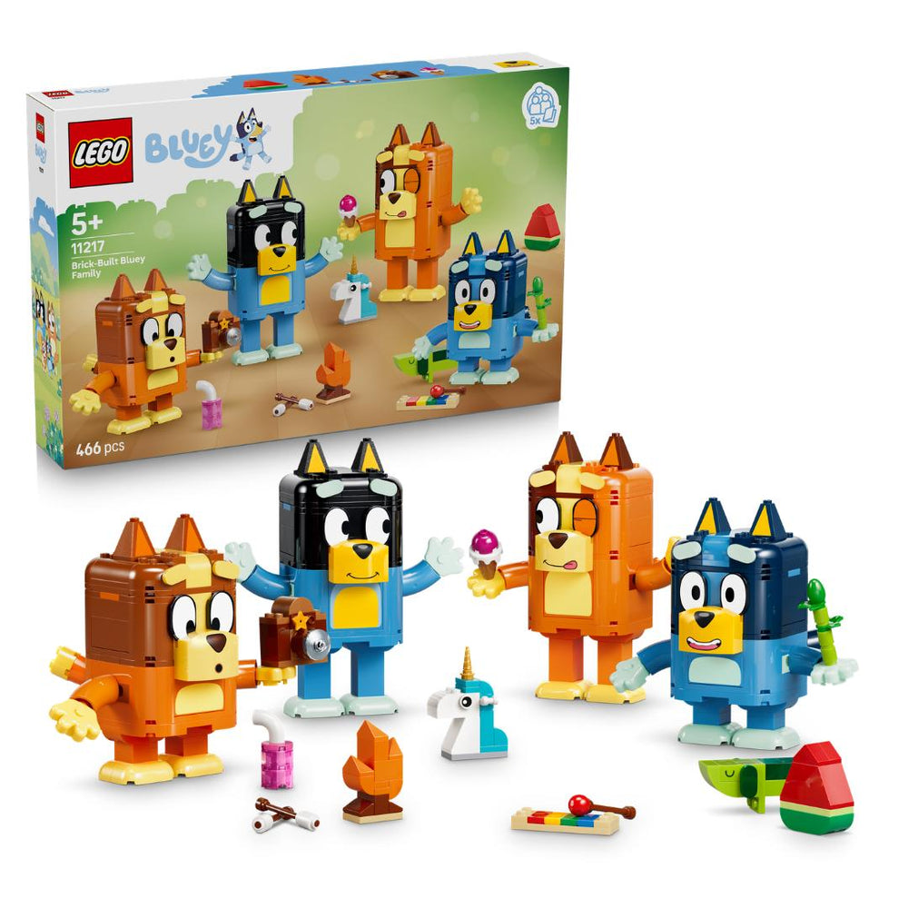 Brick-Built Bluey Family #11217