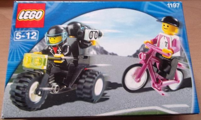 Telekom Race Cyclist and Television Motorbike #1197