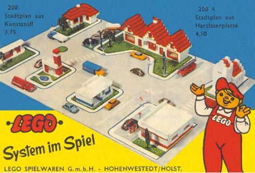 Town Plan Wooden Board #200A