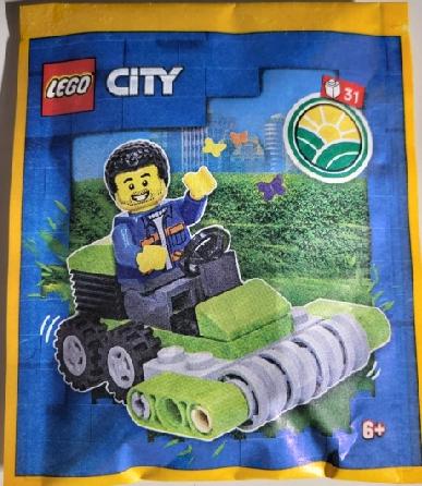 Worker with Lawn Mower #952303