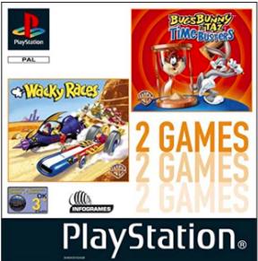 2 Games: Wacky Races + Bugs Bunny & Taz