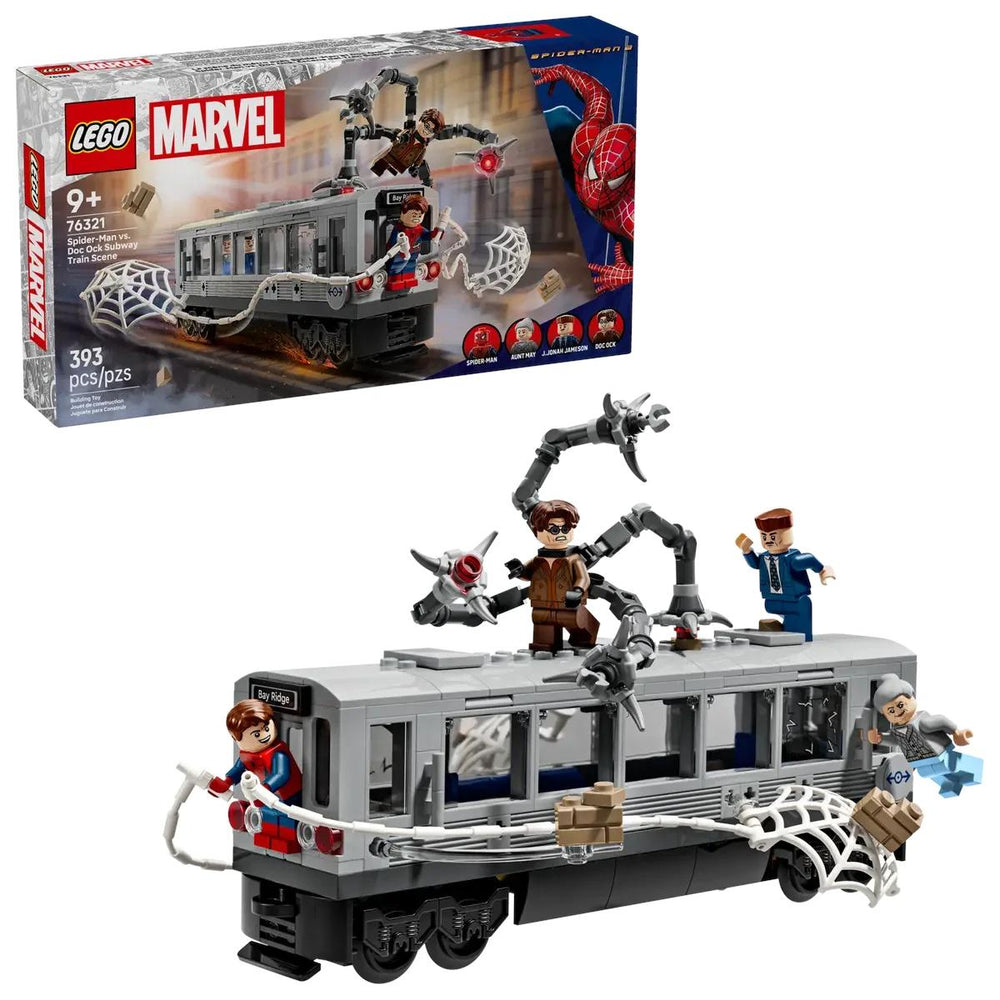 Spider-Man Vs. Doc Ock Subway Train Scene #76321