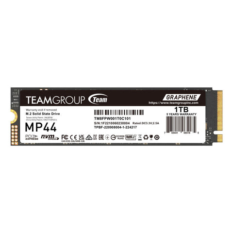 MP44 TM8FPW001T0C101 1TB NVMe M.2 SSD