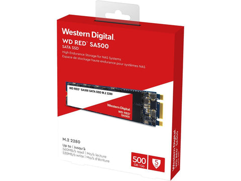WD Red SA500 WDS500G1R0B 500GB 2280 SATA M.2 NAS SSD