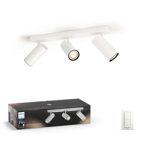 Hue Buratto Opbouwspot 3-Spots wit