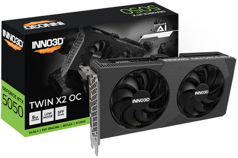 GeForce RTX 5050 Twin X2 OC 8GB GDDR6