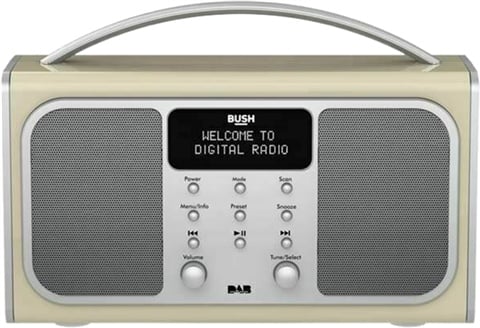 Cream ab/fm Stereo Radio With Bluetooth DAB30