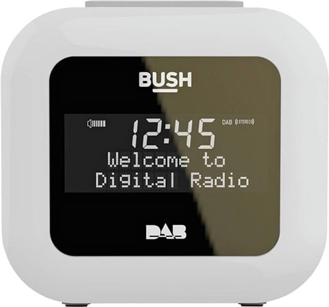 DAB Alarm Clock Radio - White