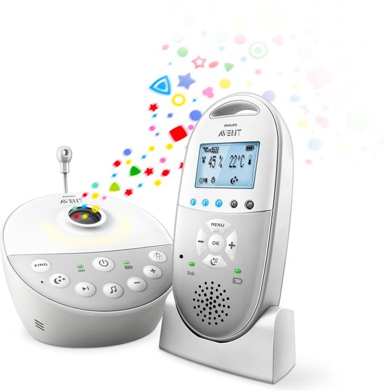 Philips Avent SCD585 DECT Baby Monitor met sterrenprojector