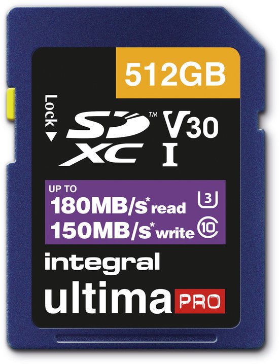 Integral UltimaPro A2 512GB UHS-I U3 V30