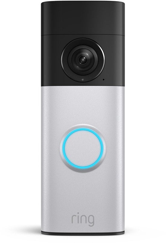 Battery Video Doorbell Plus (2e generatie) Retinal 2K - Nickel Silver