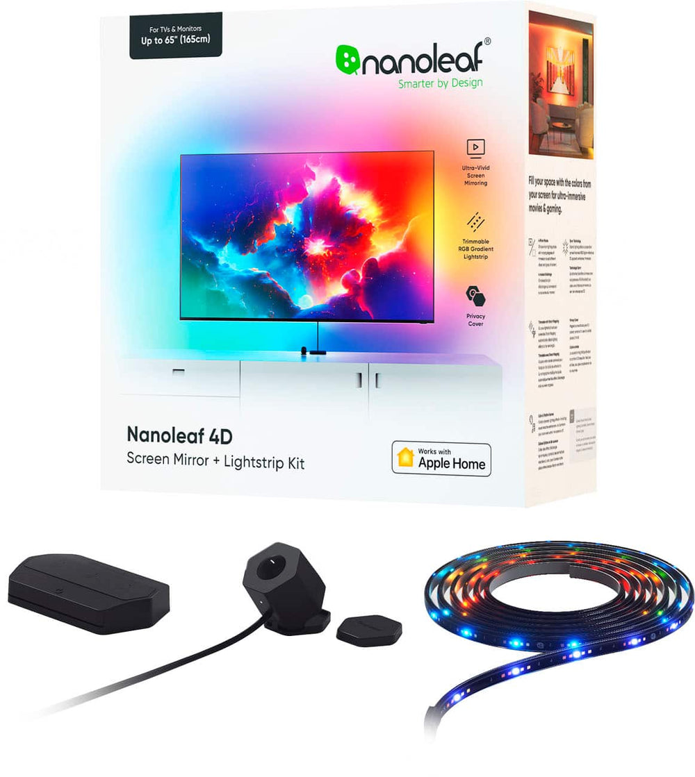 4D Screen Mirror + Lightstrip Kit (For TVs up to 65 inch)