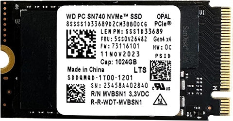 WD PC SN740 1TB 2242 M.2