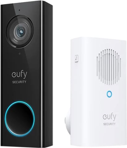 Security Wired 2K Wi-Fi Video Doorbell With Chime