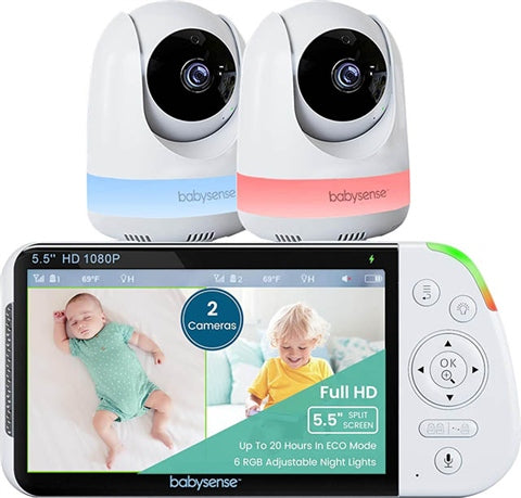 Max View 5.5” 1080p FHD Baby Monitor (2 Camera)