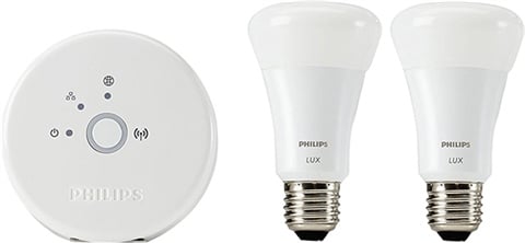 Hue Lux Starter Kit (Bridge + 2 x A19 E27)