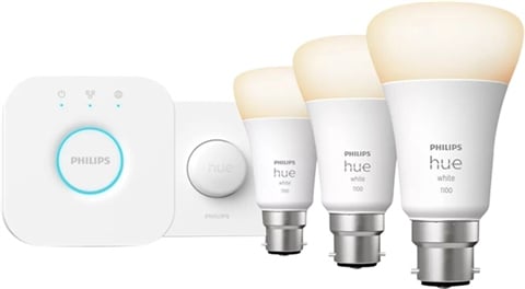 Hue B22 Starter Kit (3x9.5W Bulb,1xHue Bridge,1xDimmer Switch)