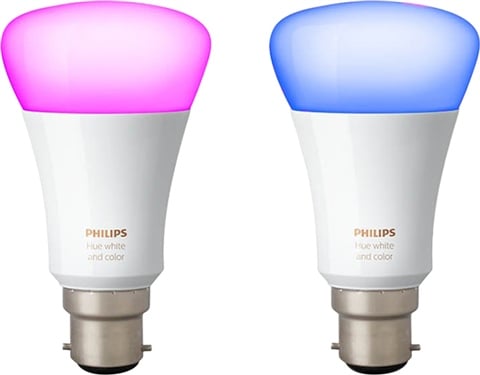 Hue White and Colour Ambience - Richer Colors - B22 Twin Pack