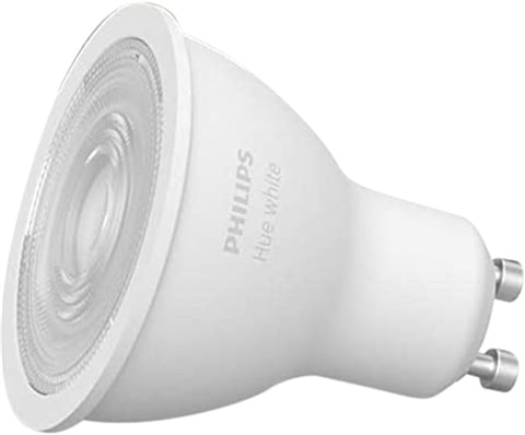 Hue GU10 Spot Smart Bulb, 5.2W, White (1x Bulb)