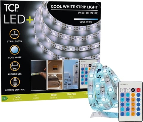 BSMRMTL403MUK1P LED Plus Remote Strip Light (3M) - Cool White