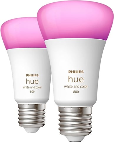 Hue A60 E27 800 White Smart LED Bulb (2 x9W)